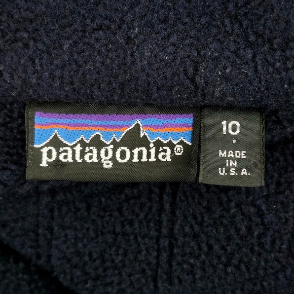 Vintage 1991 Patagonia Quilted Chore Barn Jacket Womens 10 Purple USA Made RARE - Picture 7 of 9